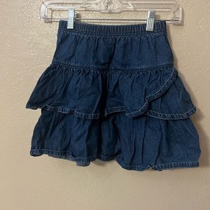 Hanna Andersson girls jean skirt